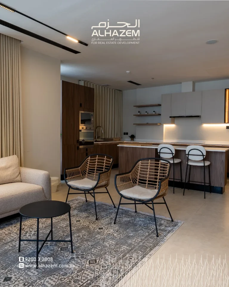 Living Room & Open Kitchen